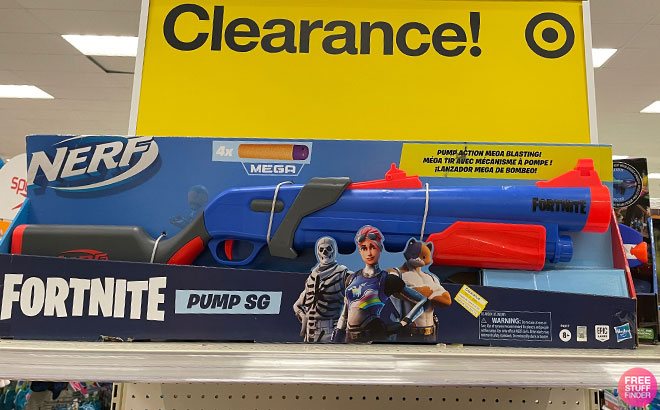 Target Clearance: Nerf Fortnite Gun $16.99!
