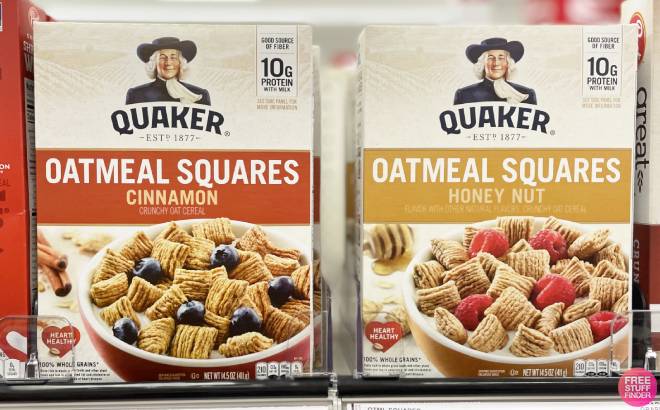 Quaker Oatmeal Squares 99¢