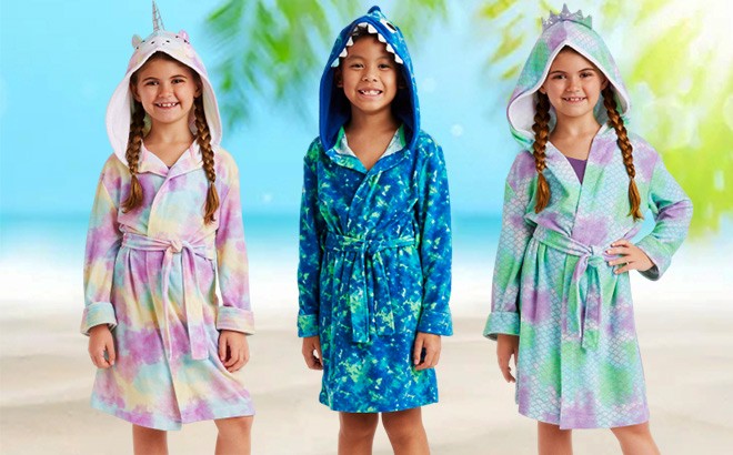 Kids swim robe new arrivals