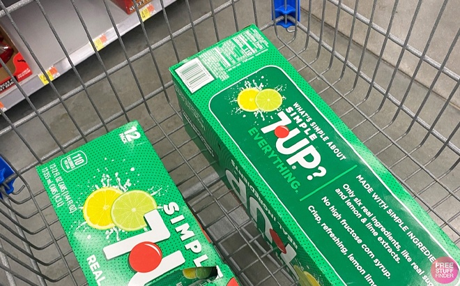 Simple 7Up 12-Pack Soda 34¢ at Walmart!