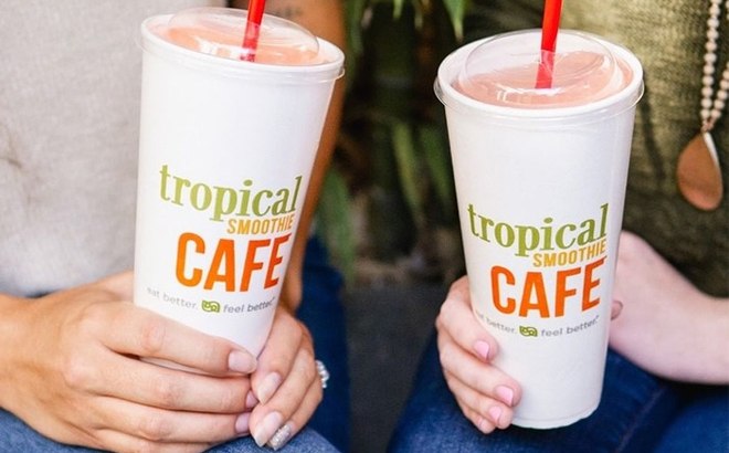 FREE Smoothie with Purchase at Tropical Smoothie Cafe