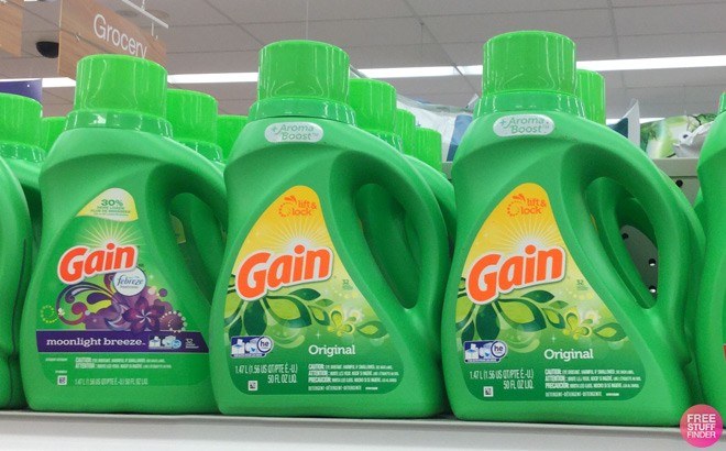 Gain Laundry Detergent 2-Pack for $10