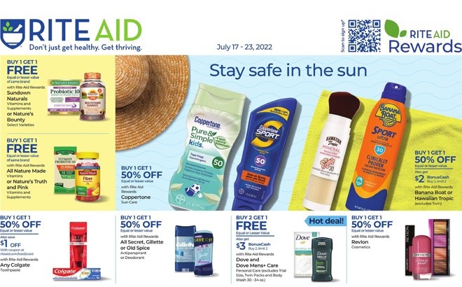 Rite Aid Ad Preview (Week 7/17 – 7/23)