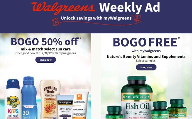 Walgreens Ad Preview (Week 7/17 – 7/23)