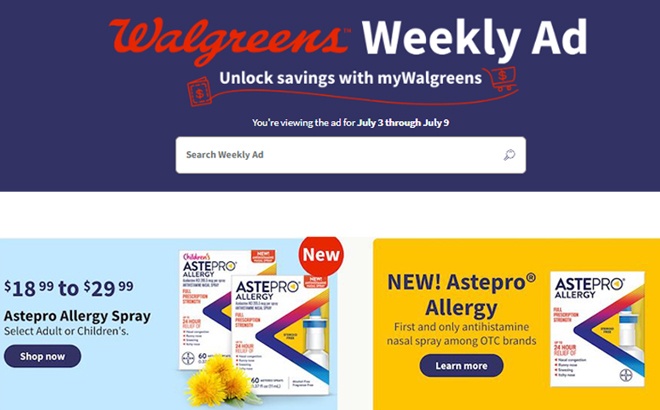 Walgreens Ad Preview (Week 7/3 – 7/9)