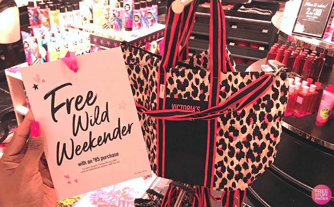 FREE Victoria’s Secret Weekender with $85 Purchase