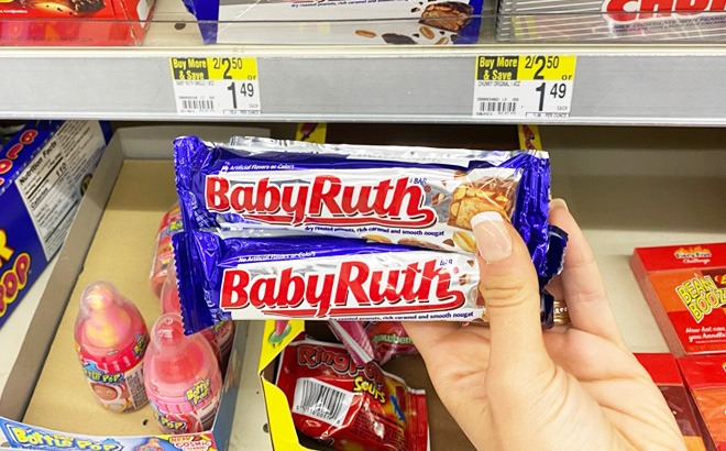 4 FREE Baby Ruth Candy Bars!