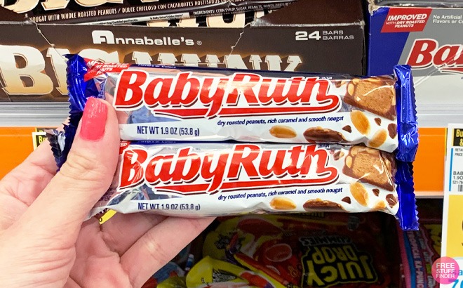 8 FREE Baby Ruth Candy Bars + $2 Moneymaker