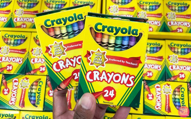 Crayola Crayons 24-Count 50¢
