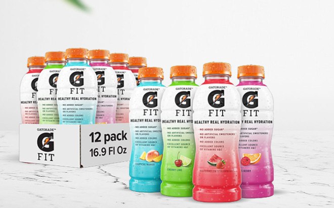Gatorade Fit 12-Pack for $14 Shipped