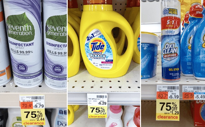 CVS Clearance: 75% Off Laundry and Cleaning Products
