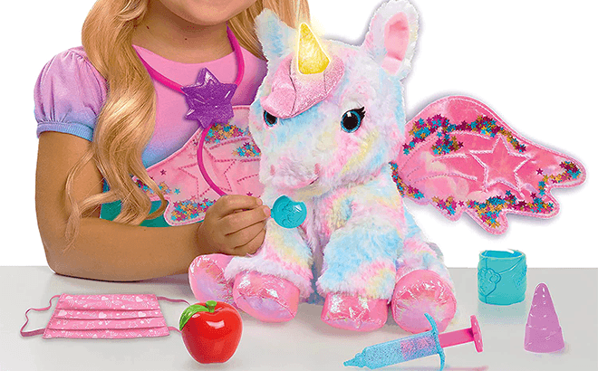 Barbie Dreamtopia Unicorn Pet Doctor Playset $10.99