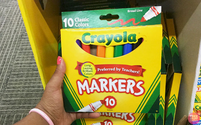 Crayola Broad Line Markers Assorted Classic Colors