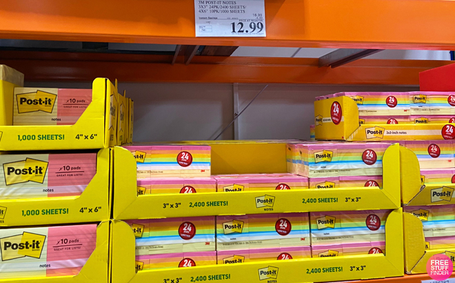 Post It Notes at Costco