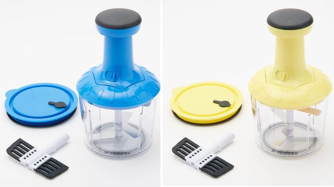 4-Cup Press Chopper with Storage Lid $19