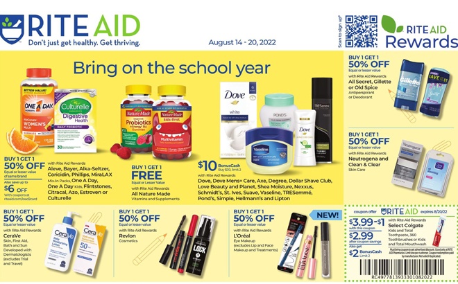 Rite Aid Ad Preview (Week 8/14 – 8/20)