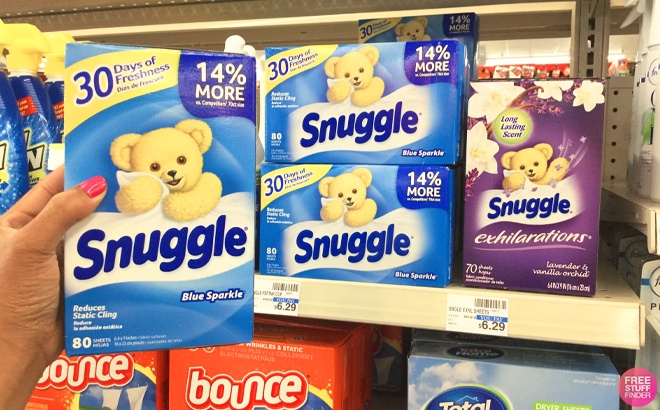 Snuggle Dryer Sheets $2.83 Each Shipped