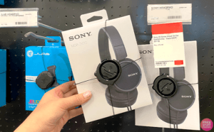 Sony Wired On-Ear Headphones $9.99