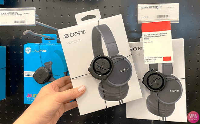 Sony Wired On-Ear Headphones $9.99 | Free Stuff Finder