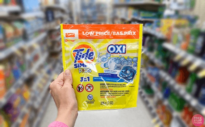 Tide Simply Pods Detergent 13-Count for $3