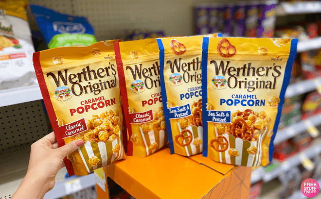 2 FREE Werther’s Popcorn + $1 Moneymaker
