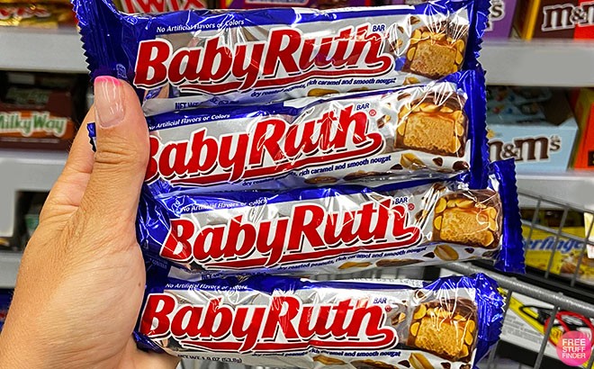 4 FREE Baby Ruth Candy Bars + $3.52 Moneymaker!