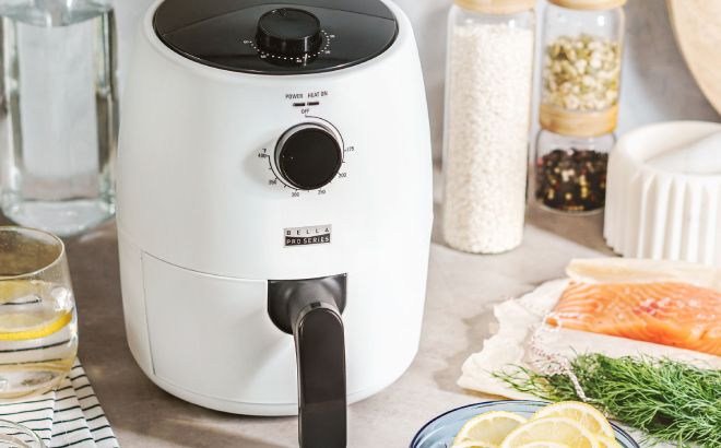 2-Quart Bella Pro Series Analog Air Fryer in Matte White today at Best Buy for $17.99