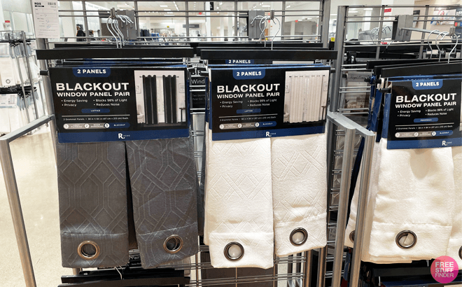 Blackout Curtain Panels Set 2-Pack for $17.99