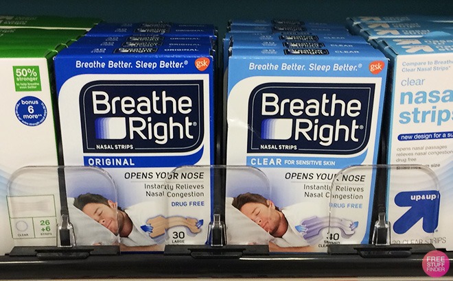FREE Breathe Right Nasal Strips Sample