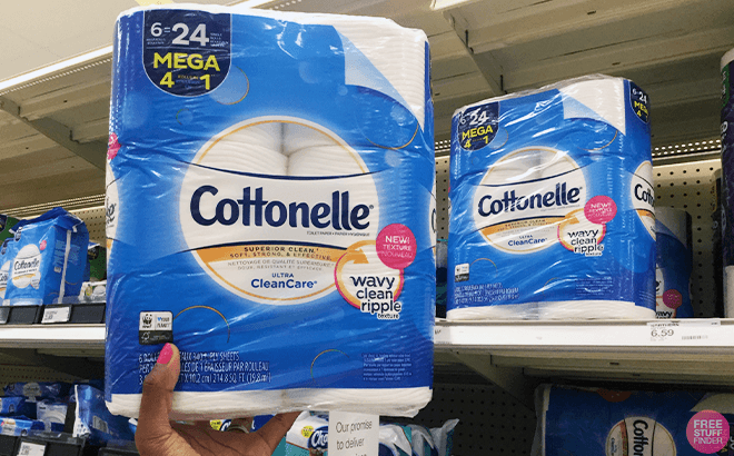 Cottonelle Toilet Paper 4-Pack Just $1.93