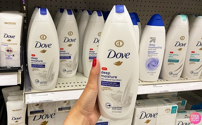 4 Dove Body Care Products $5.74 Each