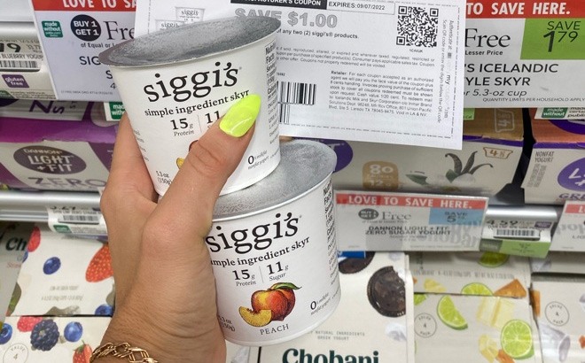 2 FREE Siggi's Yogurts at Publix