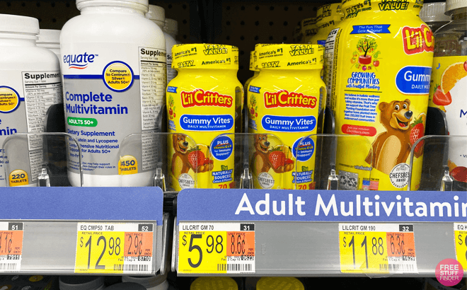 Vitafusion or Lil Critters Vitamins 48¢ Each | Free Stuff Finder