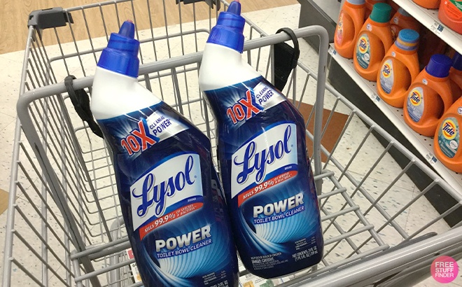 Lysol Toilet Bowl Cleaner 2-Pack for $2.79!