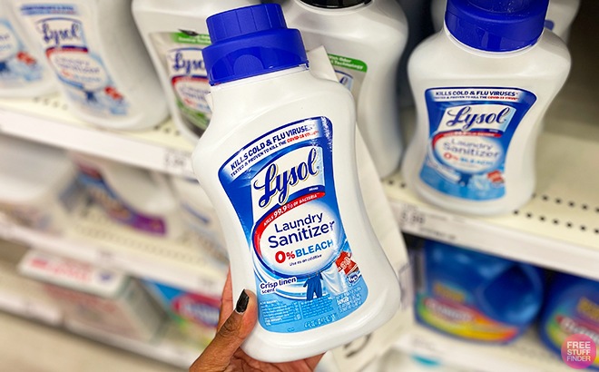 Lysol Laundry Sanitizer $3!