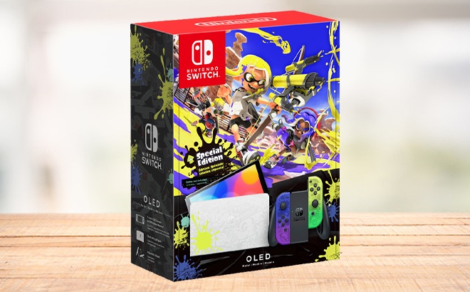 Nintendo Switch OLED Splatoon 3 Out Now!