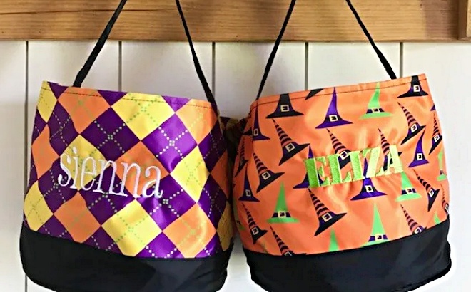 Personalized Trick or Treat Buckets $15.99