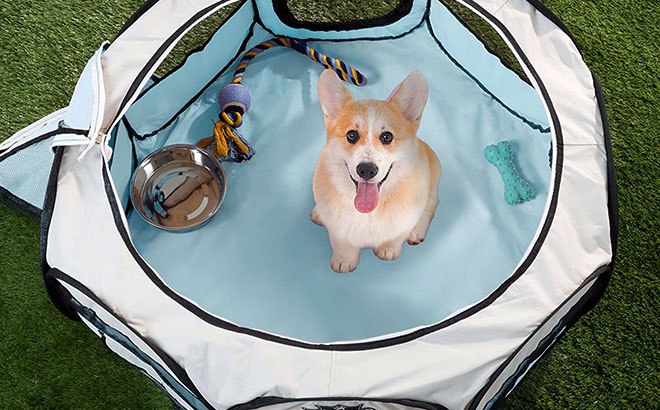 Portable Pop Up Pet Play Pen $19.99