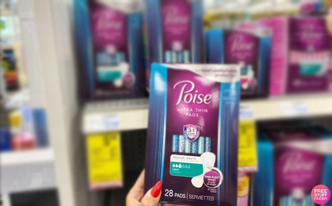 FREE Poise Ultra Thin Pads + $2.18 MM