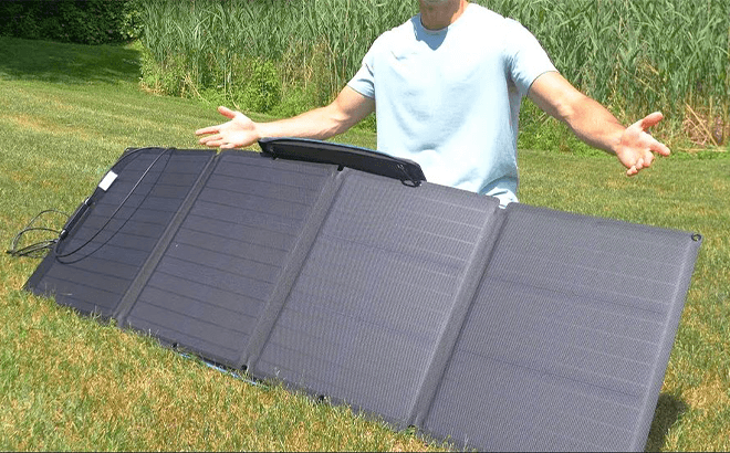 Portable Solar Panel $209 Shipped