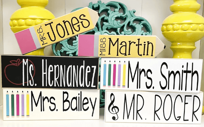 Personalized School Teacher Gifts $12