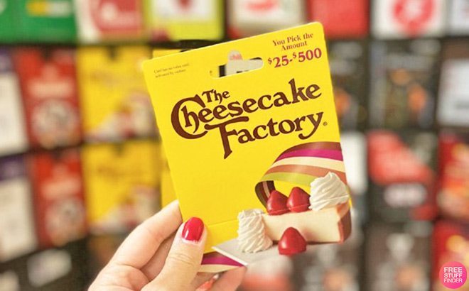 FREE $15 The Cheesecake Factory eGift Card with $50 eGift Card Purchase
