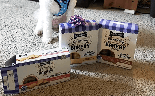 Three Dog Bakery Dog Treats $3 Shipped
