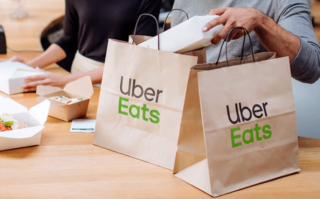 $15 off your First Uber Eats Order + $5 in Groupon Bucks