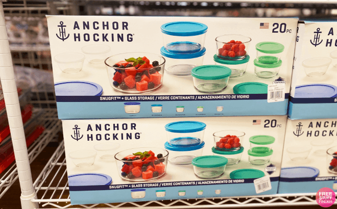 Anchor Hocking 20-Piece Storage Set $19