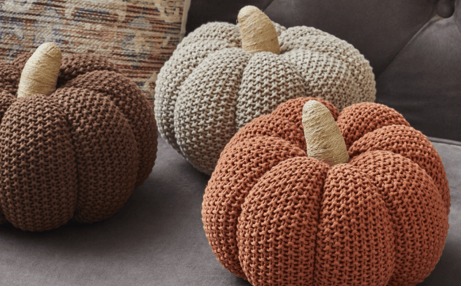 Knit 3D Pumpkins $12.98