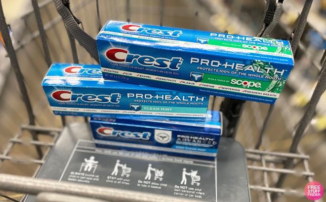2 FREE Crest Toothpaste