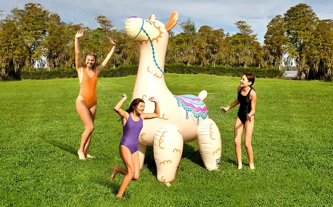 Giant Llama Inflatable Yard Sprinkler $9.91
