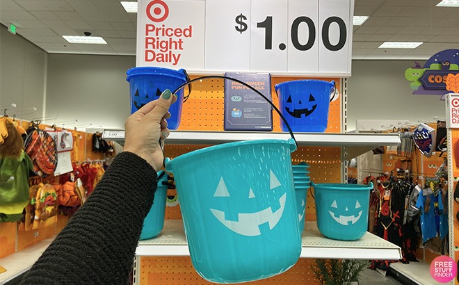 Halloween Candy Buckets 80¢ at Target!