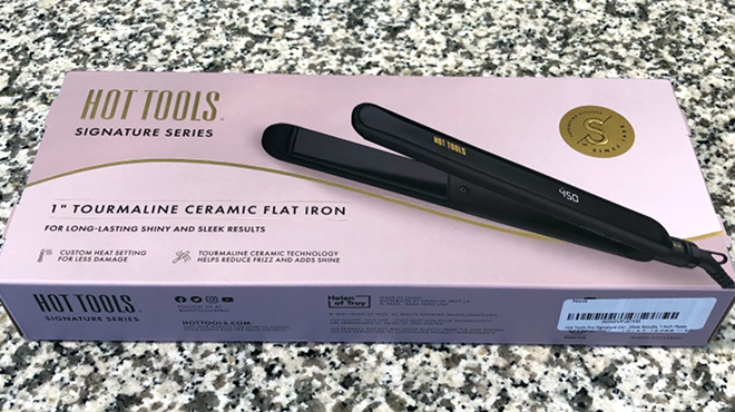 Hot Tools Pro Signature Ceramic Tourmaline Flat Iron Hot Tools Pro Signature Ceramic Tourmaline Flat Iron